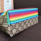 gg Children’s gg Supreme Rainbow Birds Tote Bag gg Supreme Canvas Brown/Multicolor For Children’s 8in/20cm gg  410812