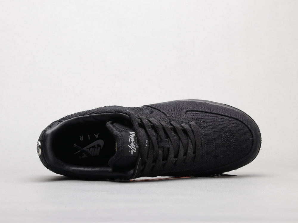BL - Stussy x AF1 Pure Black