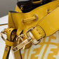 FI Mon Tresor Bag Yellow For Women, Women’s Handbags, Shoulder And Crossbody Bags 7.1in/18cm FF 8BS010