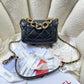 ChanelMini Flap Bag Gold Hardware Black For Women, Women’s Handbags, Shoulder Bags 6.7in/17cm AS3365