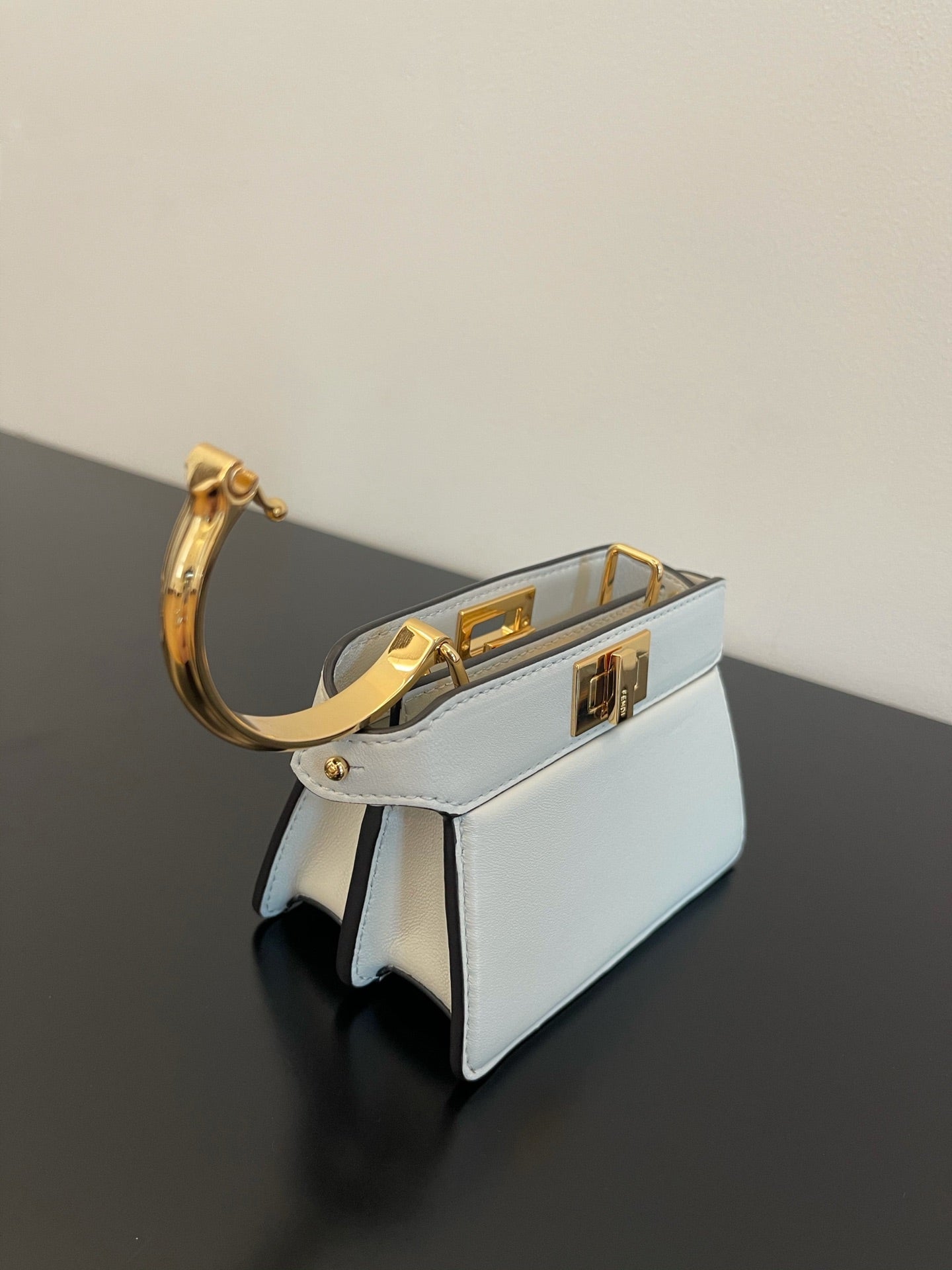FI Peekaboo ISeeU Petite White Micro Bag For Woman 11cm/4.5in