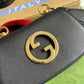 gg Blondie Mini Bag Black For Women, Women’s Bags 8.7in/22cm gg‎ ‎698643 UXXAG 1064