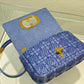 DI Medium Caro Bag Blue, For Women, Women’s Handbags 25.5cm/10in CD
