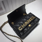 ChanelFront Logo Small Flap Bag Gold Hardware Black For Women, Women’s Handbags, Shoulder Bags 8.2in/21cmAS1490