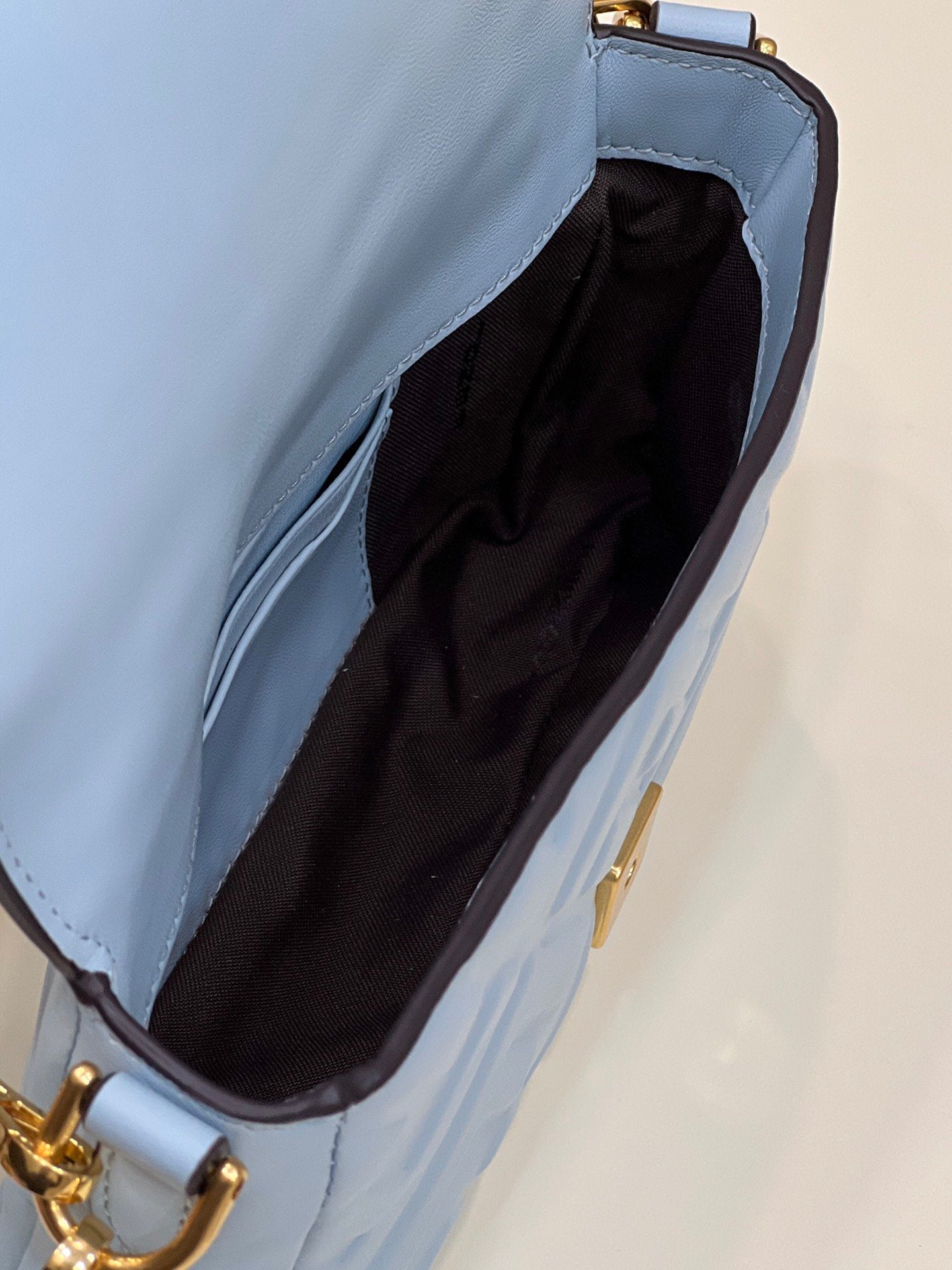 FI Baguette Blue For Women, Women’s Handbags, Shoulder And Crossbody Bags 7.5in/19cm FF 8BS017