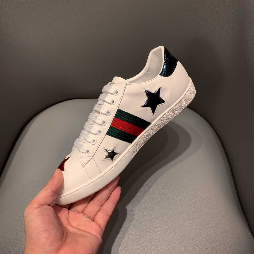 BL-GCI  ACE LEATHER SNEAKER WITH  STAR 109