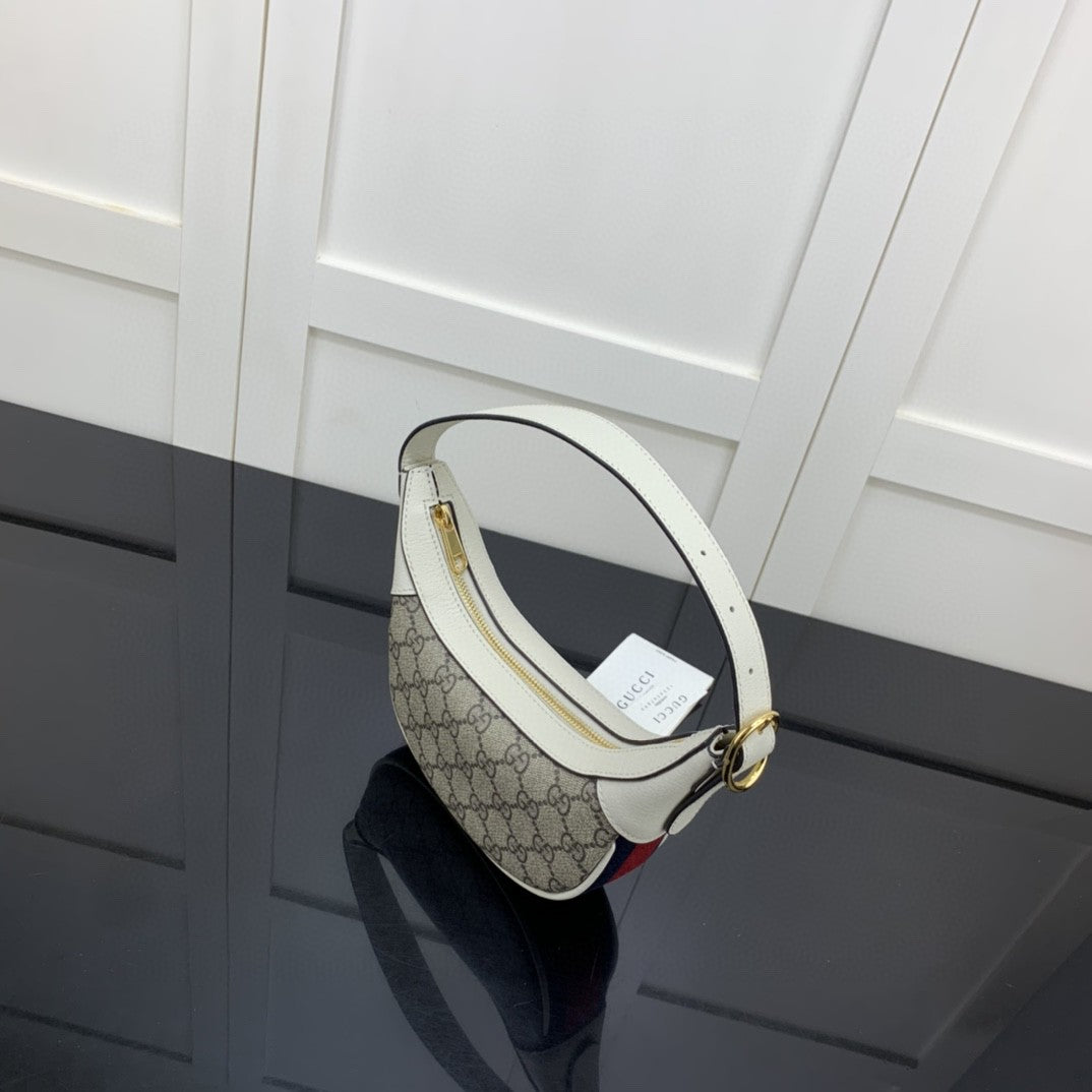 gg Ophidia gg Mini Bag Beige And Ebony gg Supreme Canvas For Women 7.9in/20cm gg 658551 96IWG 9794