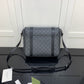 gg Messenger Bag Black For Men 11in/28cm gg ‎658542 KGDHN 1000
