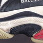 BL - Bla Triple S Black And White Powder Sneaker