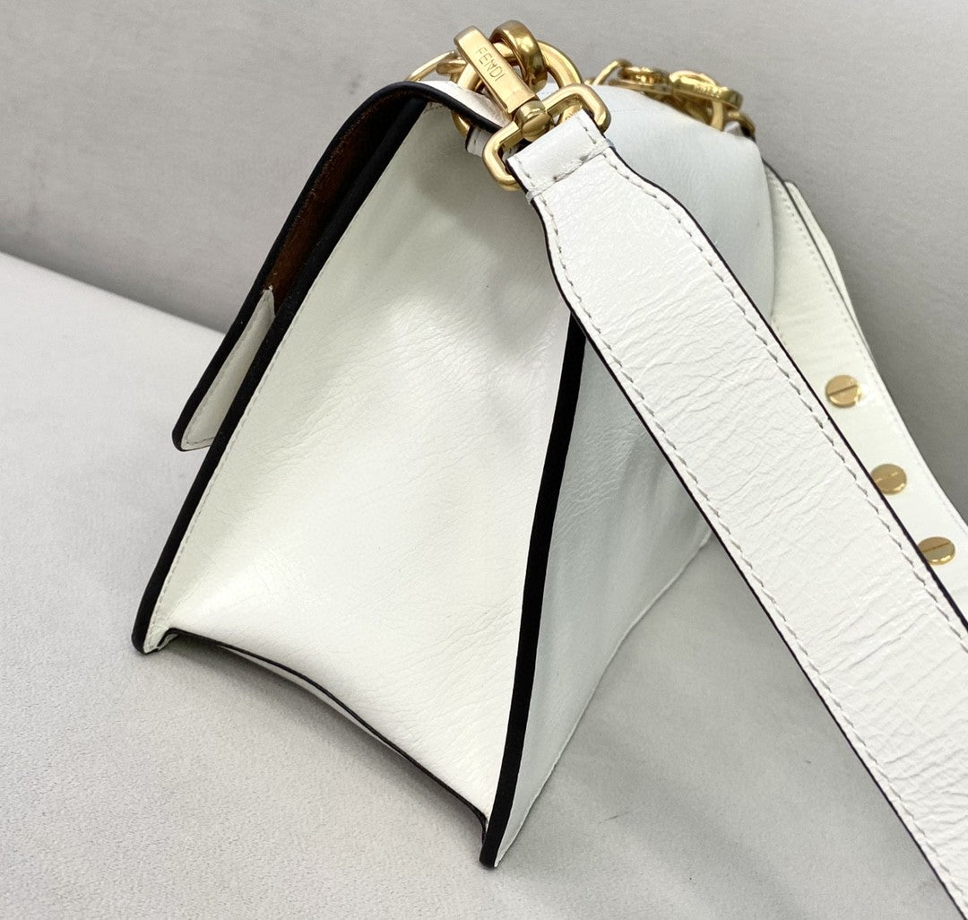 FI Kan U Small White Bag For Woman 25cm/9.5in