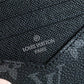 LV ID Card Holder Monogram Canvas Black For Men, Wallet 13cm LV N60378