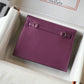 HM Kelly Purple For Women Silver Toned Hardware 8.7in/22cm