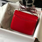 HM Mini Constance Bag Red For Women Gold Color Hardware 7.1in/18cm
