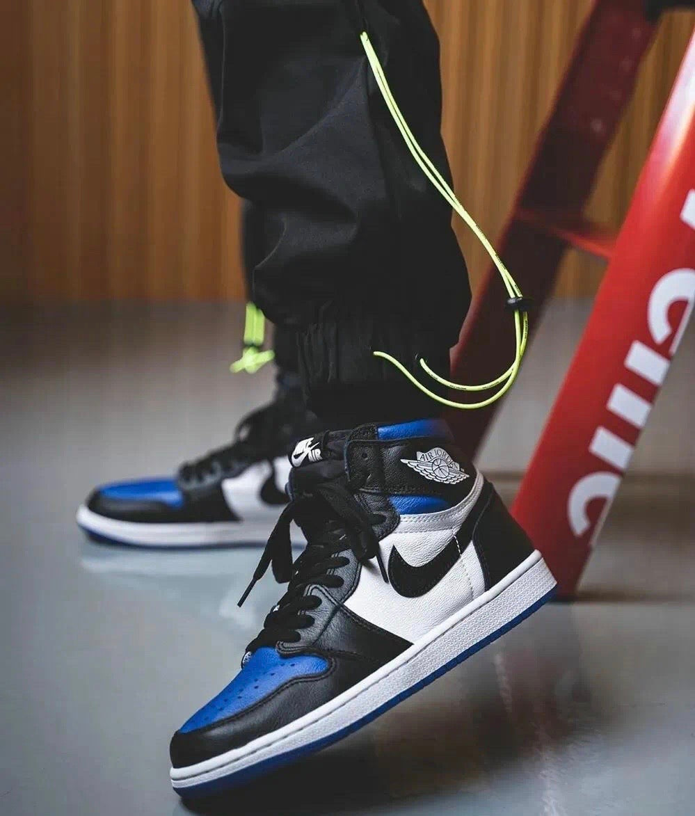 BL - AJ1 black and blue toe