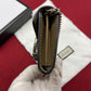 gg Dionysus gg Supreme Chain Wallet Beige/Ebony gg Supreme Canvas For Women 4in/11cm gg
