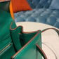 HM Kelly Malachite For Women Gold Toned Hardware 10in/25cm