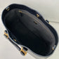 FI Medium FF Tote Shoulder Black Bag For Woman 38cm/15in