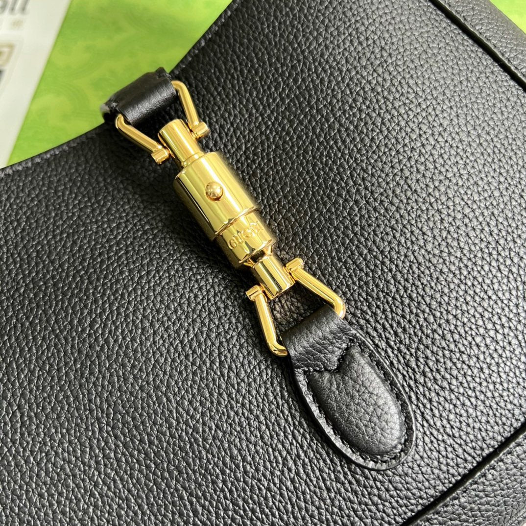 gg Jackie 1961 Small Shoulder Bag Black For Women, Women’s Bags 10.8in/28cm gg ‎636709 10O0G 1000