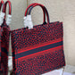 DI Large Book Tote Crimson Multicolor, For Women, Women’s Handbags 16.5in/42cm CD