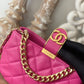 ChanelSmall Hobo Bag Gold Hardware PiNike For Women, Women’s Handbags, Shoulder Bags 7.5in/19cm