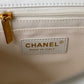 ChanelSmall Flap Bag Gold Hardware White For Women, Women’s Handbags, Shoulder Bags 7.9in/20cm AS3450