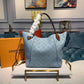 LV Hina MM Bucket Bag Light Blue For Women,  Shoulder And Crossbody Bags 18.1in/46cm LV M52975