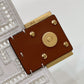FI Baguette White with Embroidery Small Bag For Woman 21cm/8in