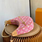 LV Loop Denim Pink For Women,  Shoulder Bags 9.1in/23cm LV