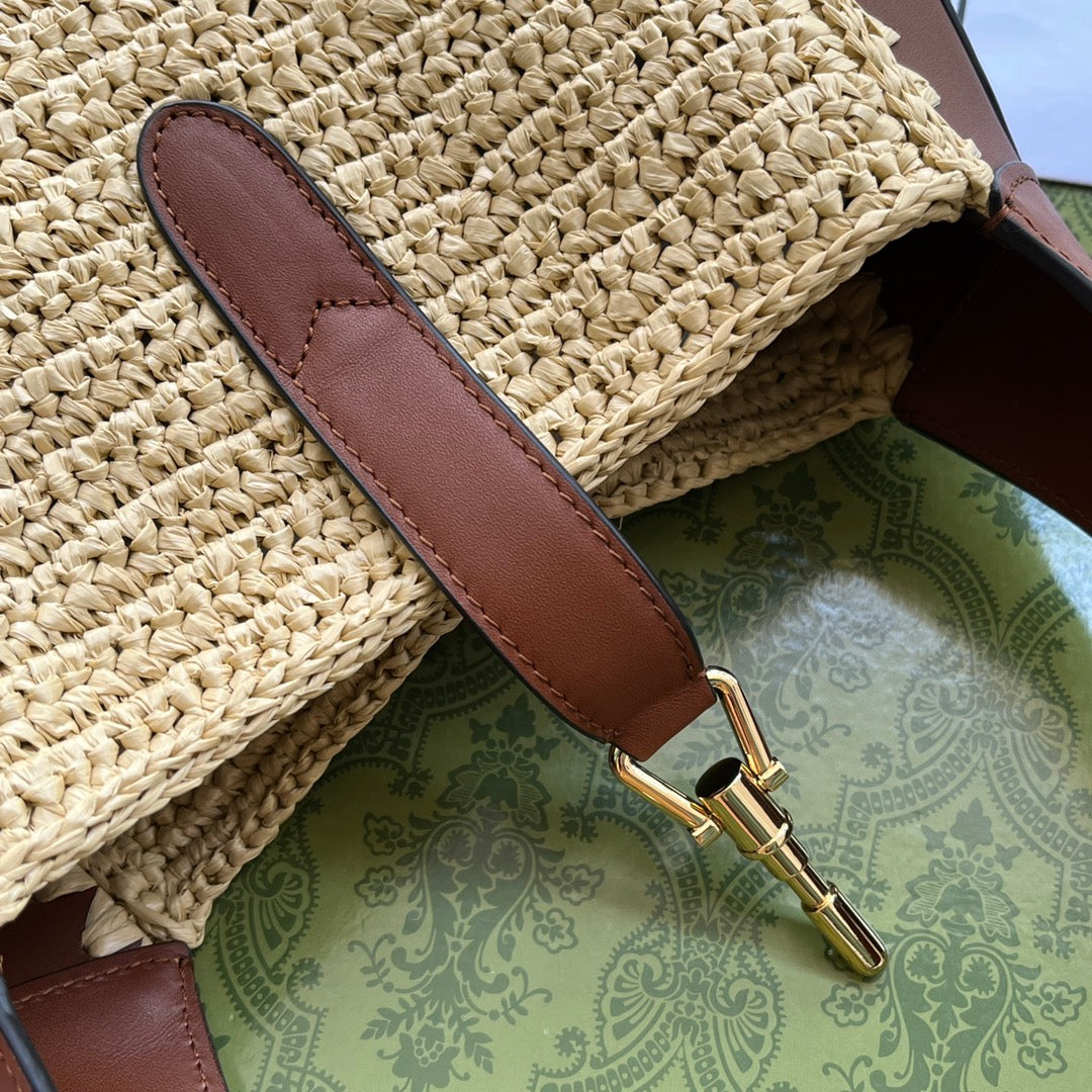 gg Jackie 1961 Small Bag Beige And Brown For Women, Women’s Bags 10.8in/27.5cm gg‎ ‎‎