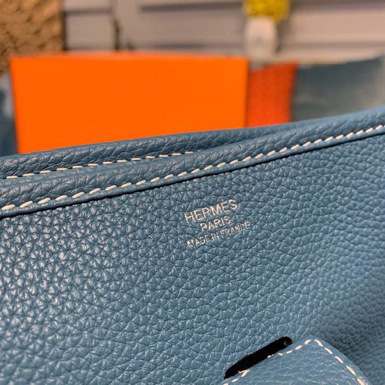 HM Evelyne III GM Bag Middle Blue For Women 11.8in/30cm