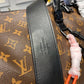 LV Keepall Bandouliere 50 Monogram Solar Ray Canvas Black/Orange By Virgil Abloh For Men, Bags, Travel Bags 19.7in/50cm LV M44471