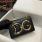 DG Nappa DG Girls Shoulder Bag Black For Women 8.3in/21cm DG  BB6498AZ80180999