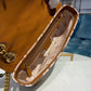 gg Marmont Raffia Straw Shoulder Bag Cream/Brown/Beige gg Chevron Matelassé Raffia Effect Fabric For Women 10in/26cm gg  ‎443497