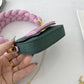 FI Nano Baguette Maxi Handle Pink and Green Bag For Woman 6.5cm/2.5in
