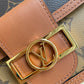 LV Mini Dauphine Monogram And Monogram Reverse Canvas By Nicolas Ghesquière For Spring-Summer, For Women  Shoulder Bags 20cm LV M45959