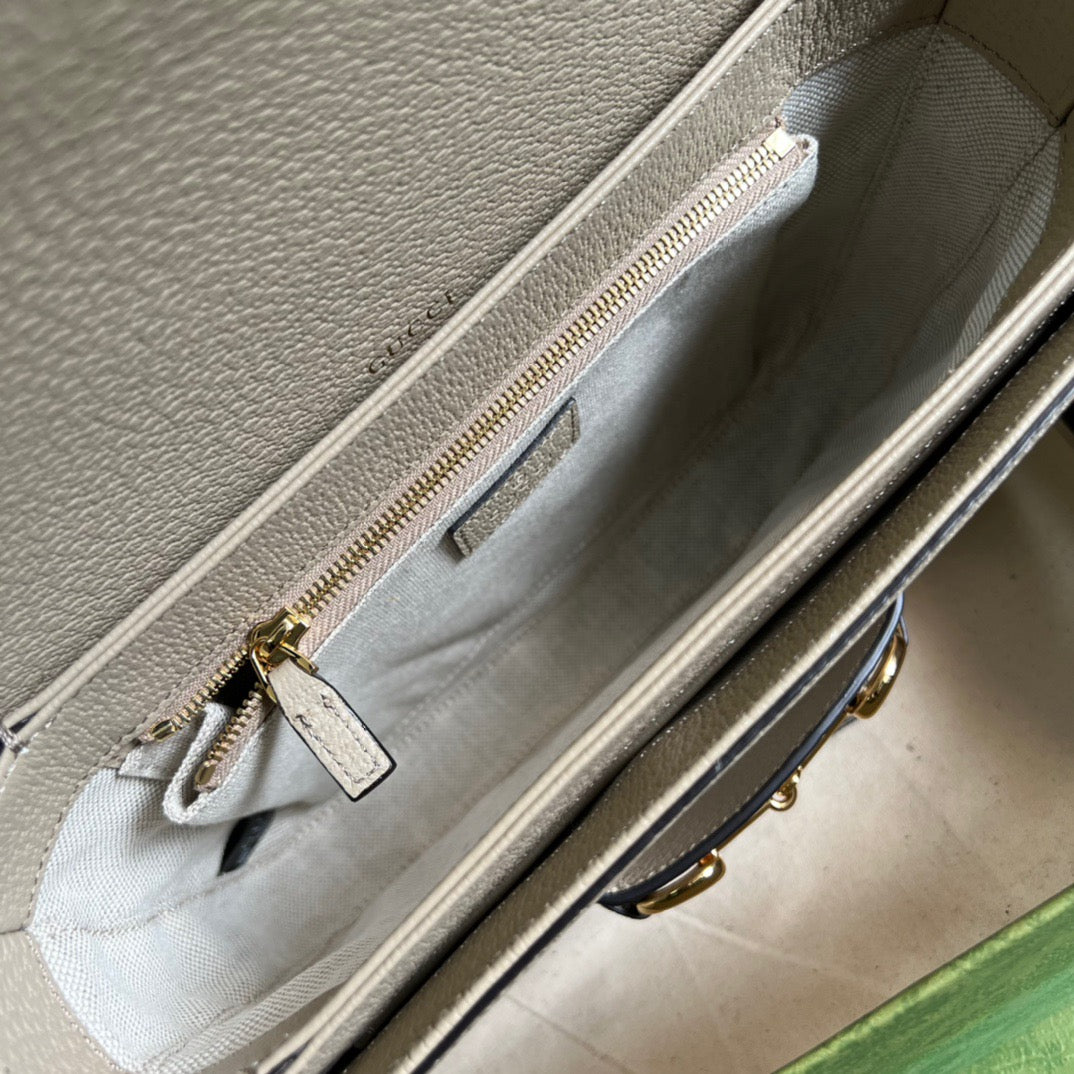 gg Horsebit 1955 gg Mini Bag Beige For Women, Women’s Bags 8.1in/21cm gg ‎‎658574 UULAG 9682