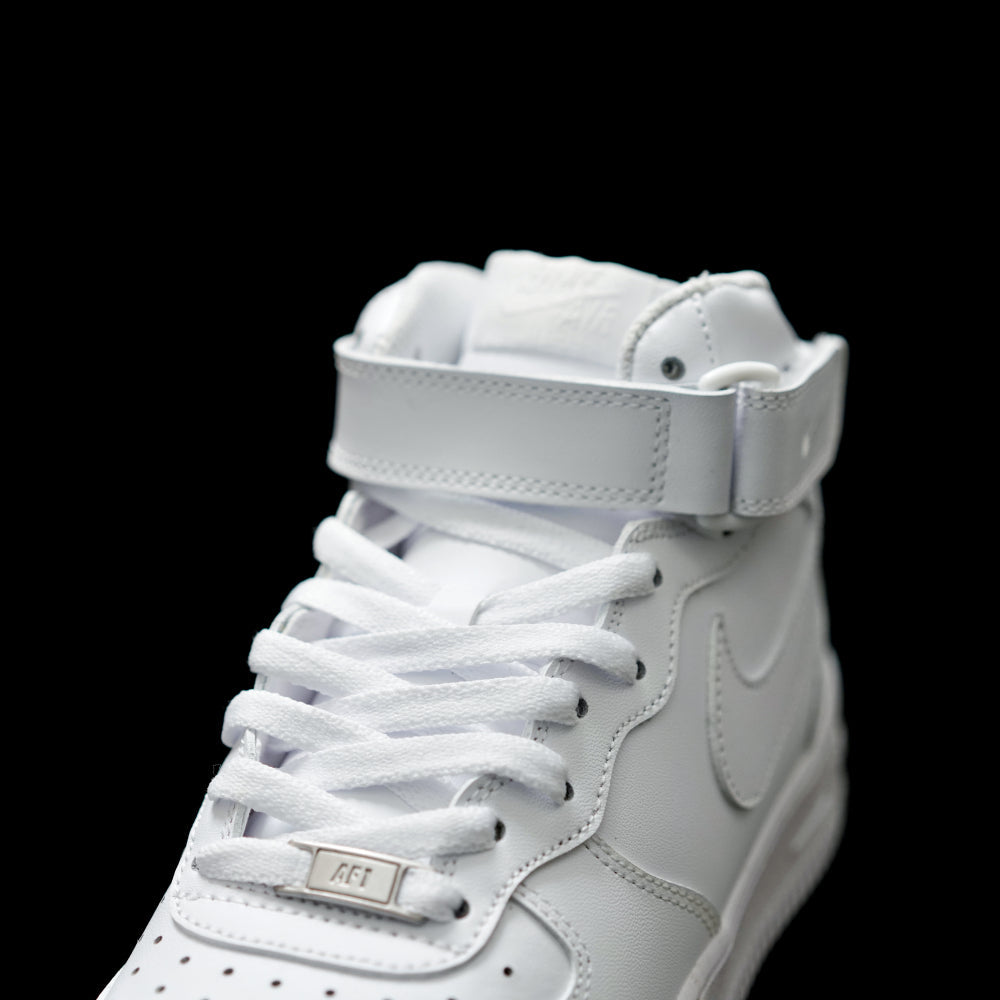 BL - AF1 pure white mid-top