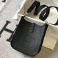 HM Mini Evelyne Black For Women Silver Color Hardware 7in/18cm