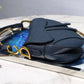 DI Saddle Shoulder Bag Blue For Women 7in/17cm CD