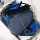 DI Saddle Shoulder Bag Blue For Women 7in/17cm CD
