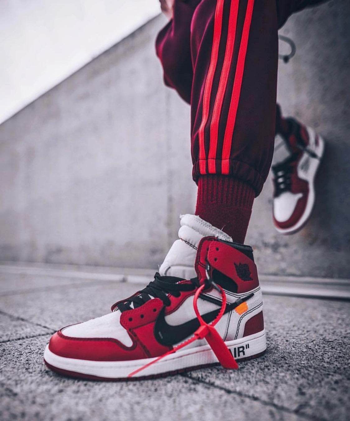 BL - AJ1 White Red