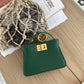 FI Nano Peekaboo Charm Crossbody Green Bag For Woman 12cm/4.5in