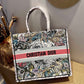 DI Large Book Tote Red Multicolor, For Women, Women’s Handbags 16.5in/42cm CD