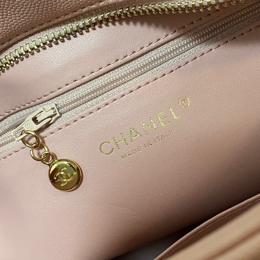 ChanelMedallion Tote Gold Hardware Caviar PiNike For Women, Women’s Handbags, Shoulder Bags 15.6in/32cm 