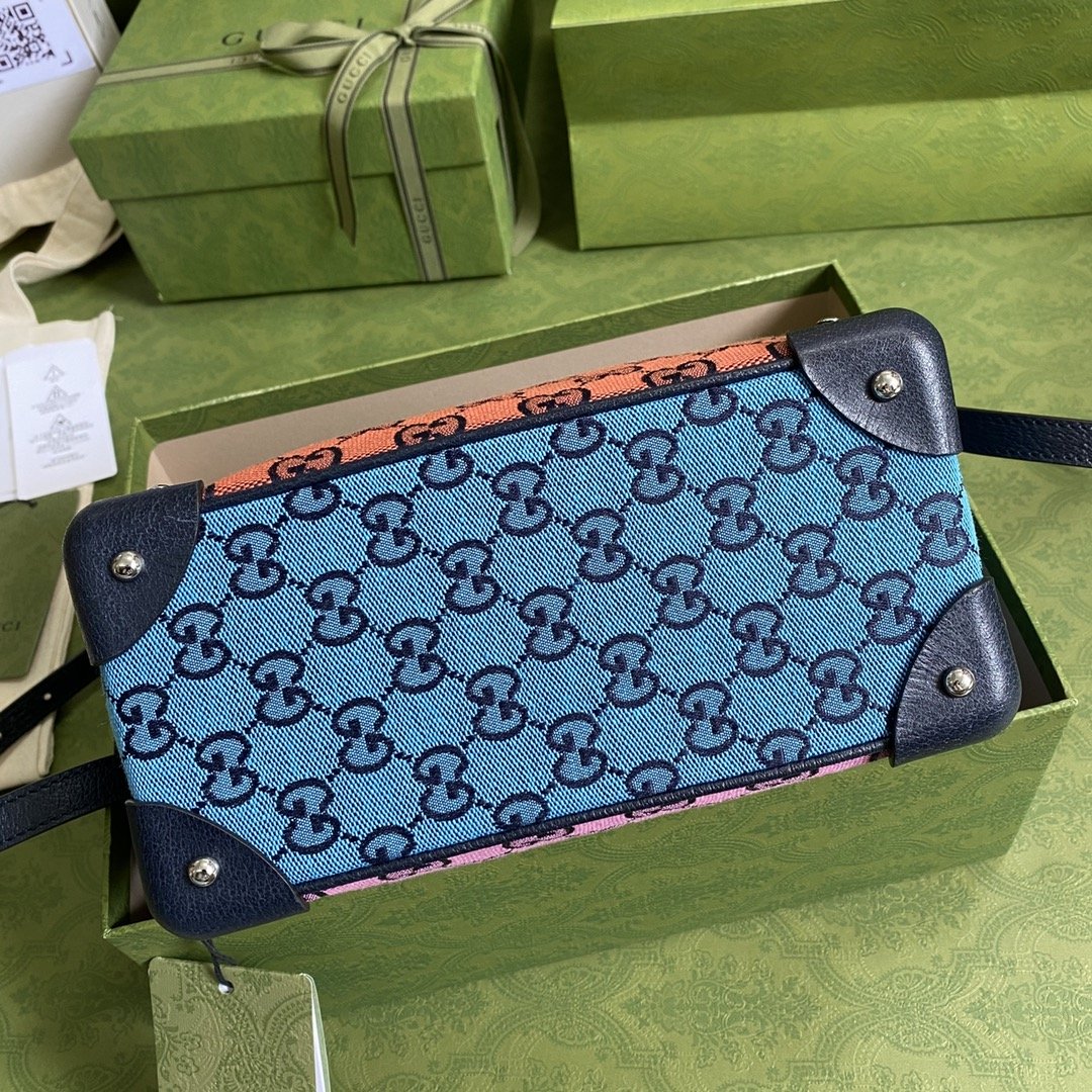 gg Multicolor Shoulder Bag In gg Multicolor Canvas For Women  9in/23cm gg  ‎626363