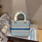 DI Lady D-Lite Ziczac Blue, For Women, Women’s Handbags 9.4in/24cm CD