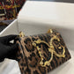 DG Nappa DG Girls Shoulder Bag Leo Print For Women 8.3in/21cm DG