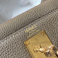 HM Kelly 28 Etoupe Togo Bag For Women, Handbags, Shoulder Bags 11in/28cm