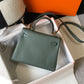 Hermès Kelly 28 Togo Vert Fonce GHW Bag For Women, Handbags, Shoulder Bags 11in/28cm