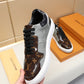 BL - LUV BLnogram Denim Brown And Gray Sneaker